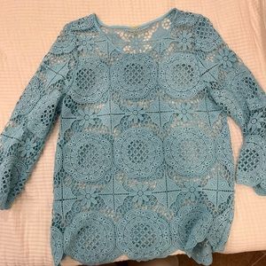 Talbots Lace Blouse